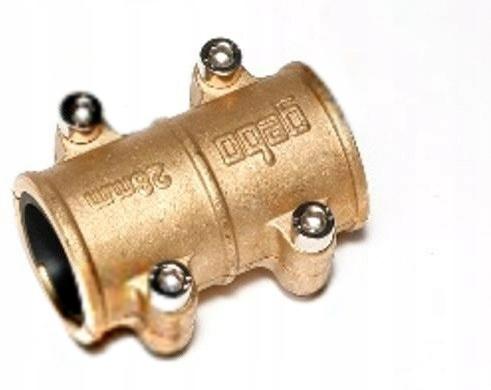 Dwudzielna mosiężna obejma naprawcza MD 35mm