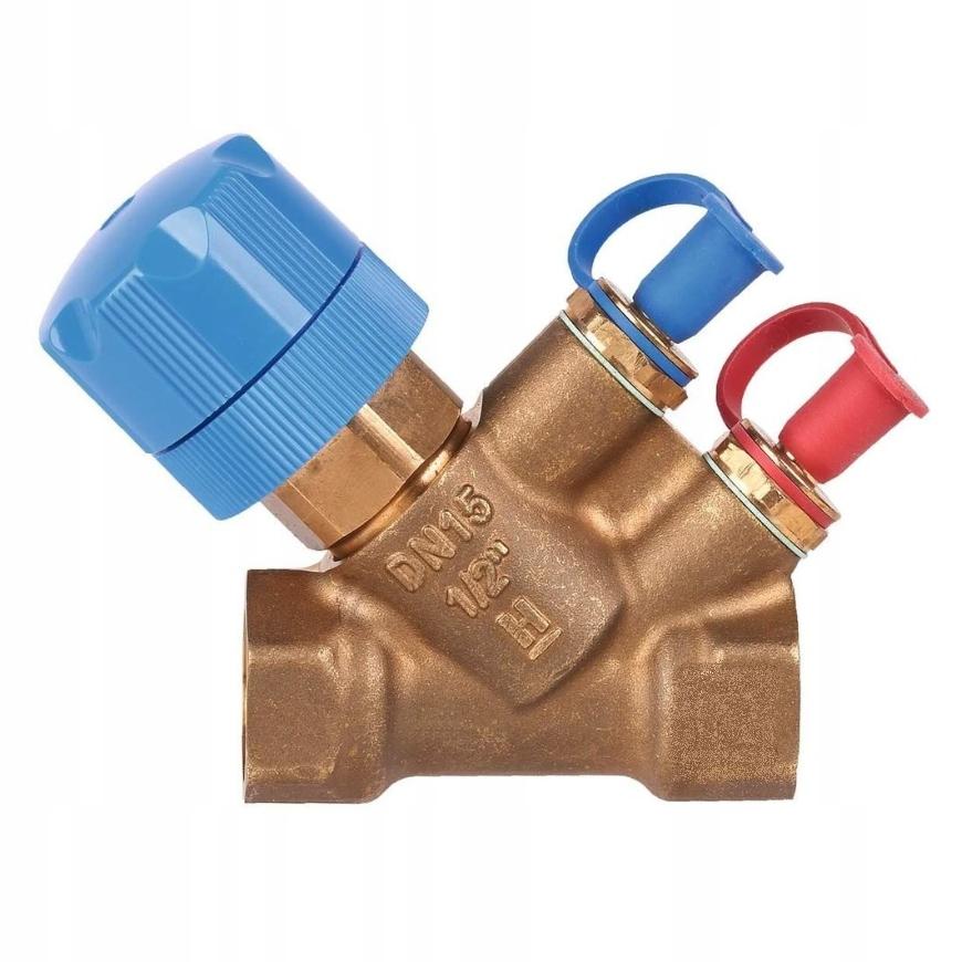 RESIDEO BRAUKMANN Zawór Kombi 2-Plus powrót z małym przepływem GW 1/2 cala