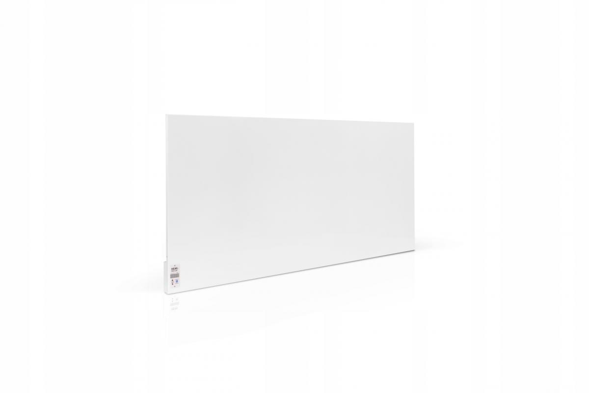 Grzejnik stalowy HD-WAVE STEEL z termostatem, moc 1000 W - biały