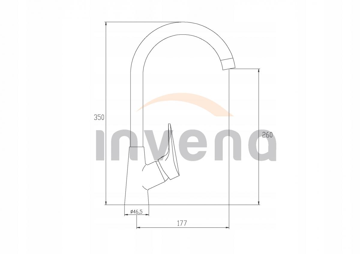 Bateria zlewozmywakowa INVENA VERSO 48h