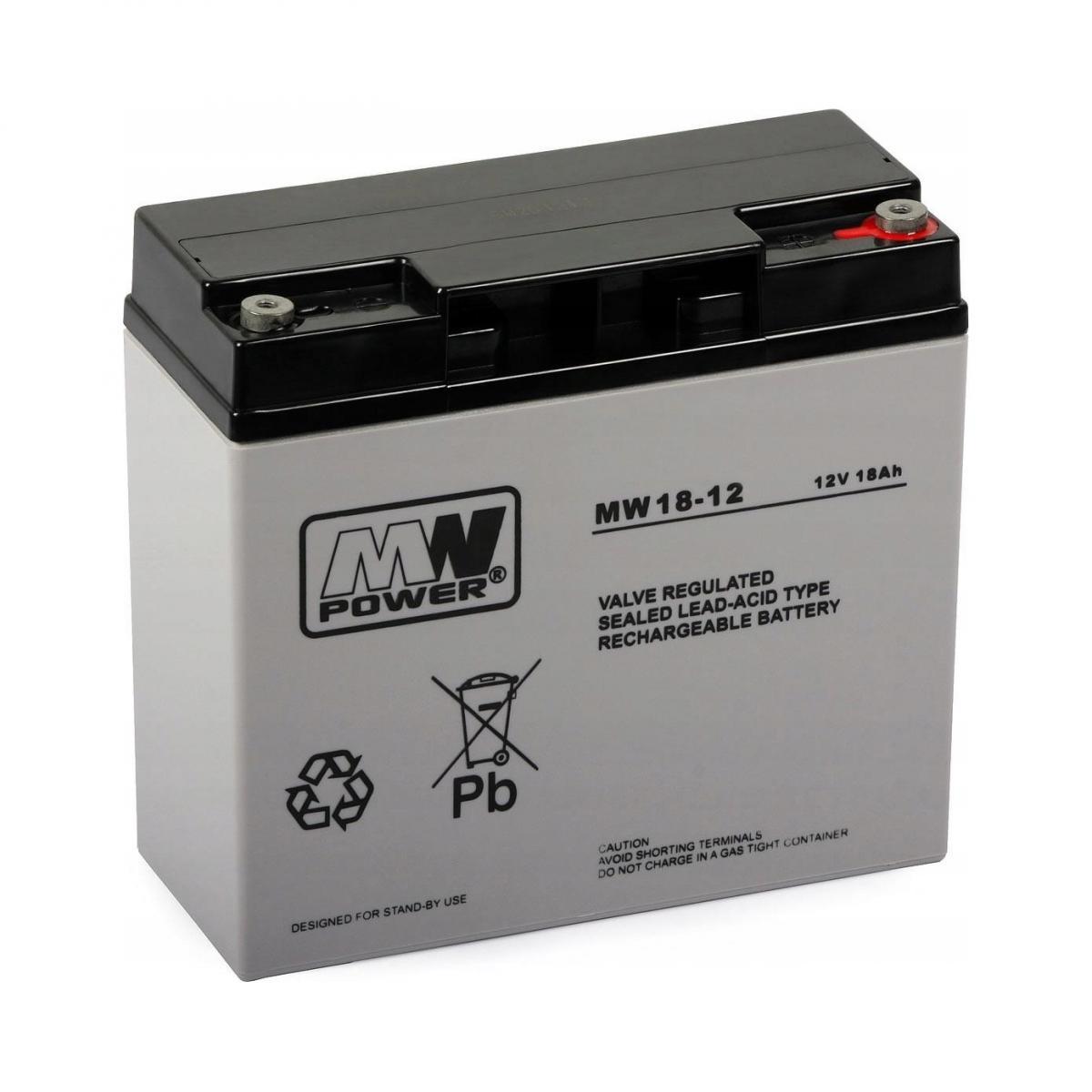 MPL POWER MW Power Akumulator AGM AGM 12V/18Ah 5 lat