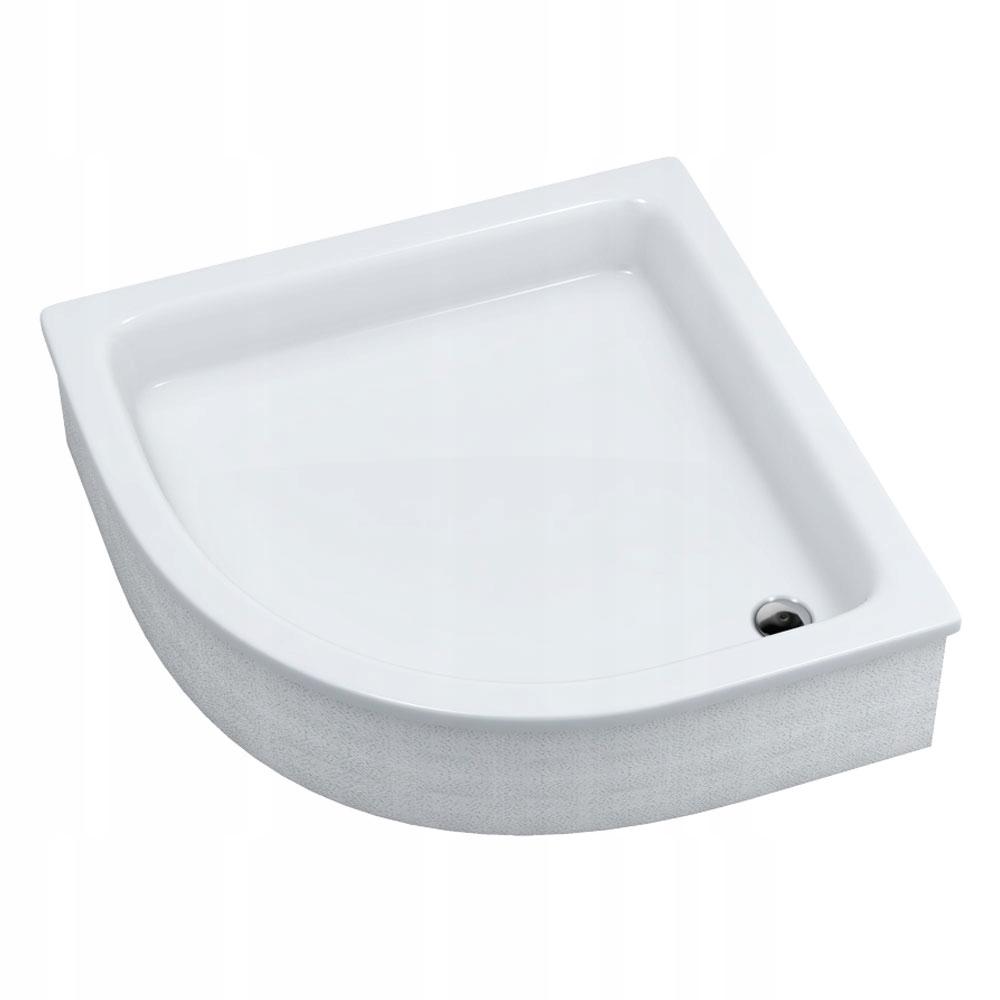 SCHEDPOL Brodzik akryl Grawello z podbudową Stabilsound Plus 80x80 półokrąg