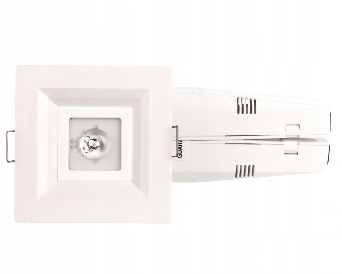 AWEX Oprawa LOVATO P ECO LED 1W (optyka otwarta) 3h jednozadaniowa biała