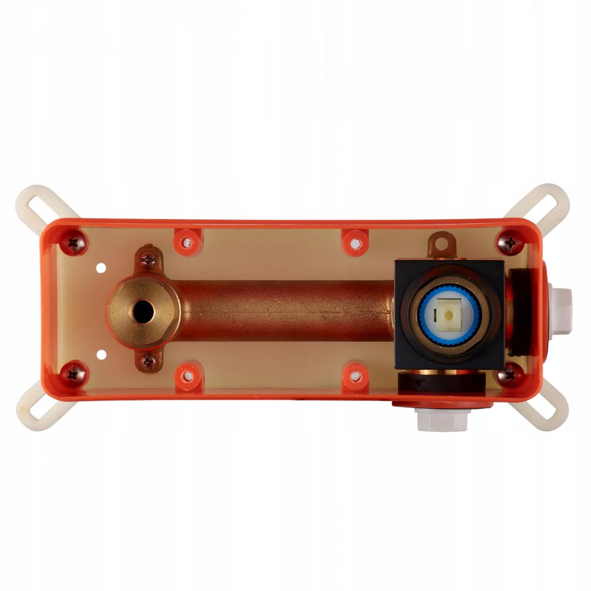 INVENA BATERIA UMYWALKOWA PODTYNKOWA PAROS INVENA TREND, CZARNA