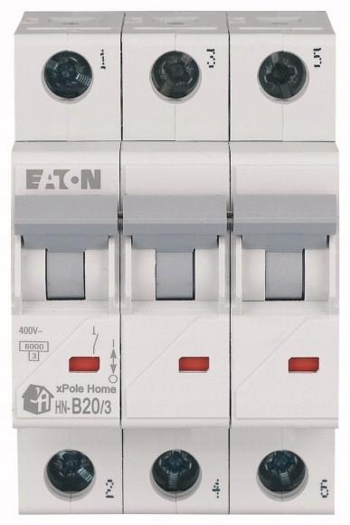 EATON Wyłącznik nadprądowy 6kA HN-B20/3