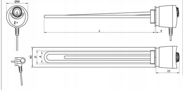 Wymiennik poziomy 138 KOSPEL WW-140 Termo Hit z wężownicą