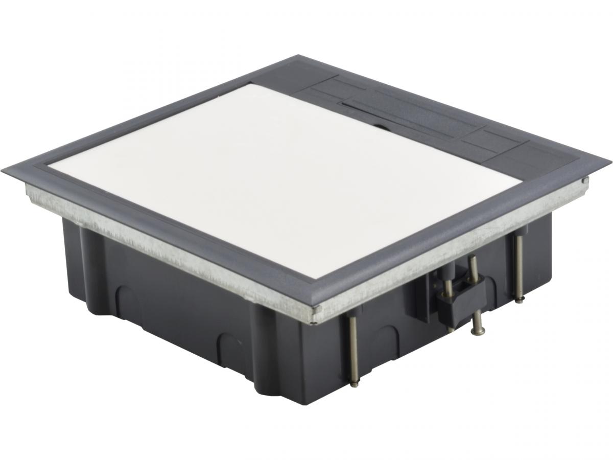Puszka podłogowa (floorbox) 6M (45x45) regulowana głębokość, do podłogi tec