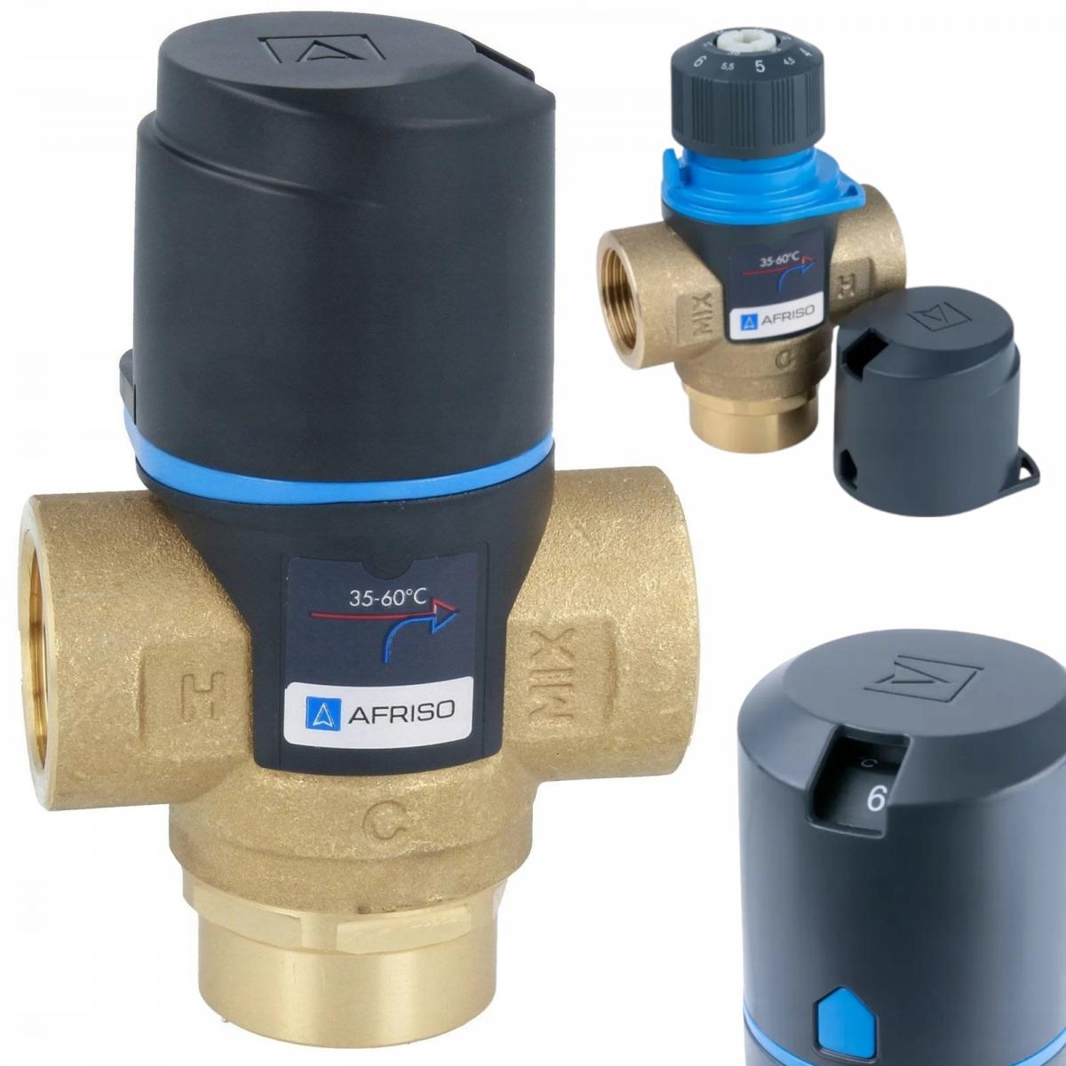 Zawór mieszający termostatyczny ATM 333 DN 20 3/4 GW 10 bar Kvs 1.6 35-60°C