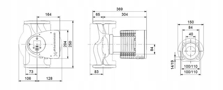 Grundfos Pompa obiegowa MAGNA3 40-120 F 1x230V 48h