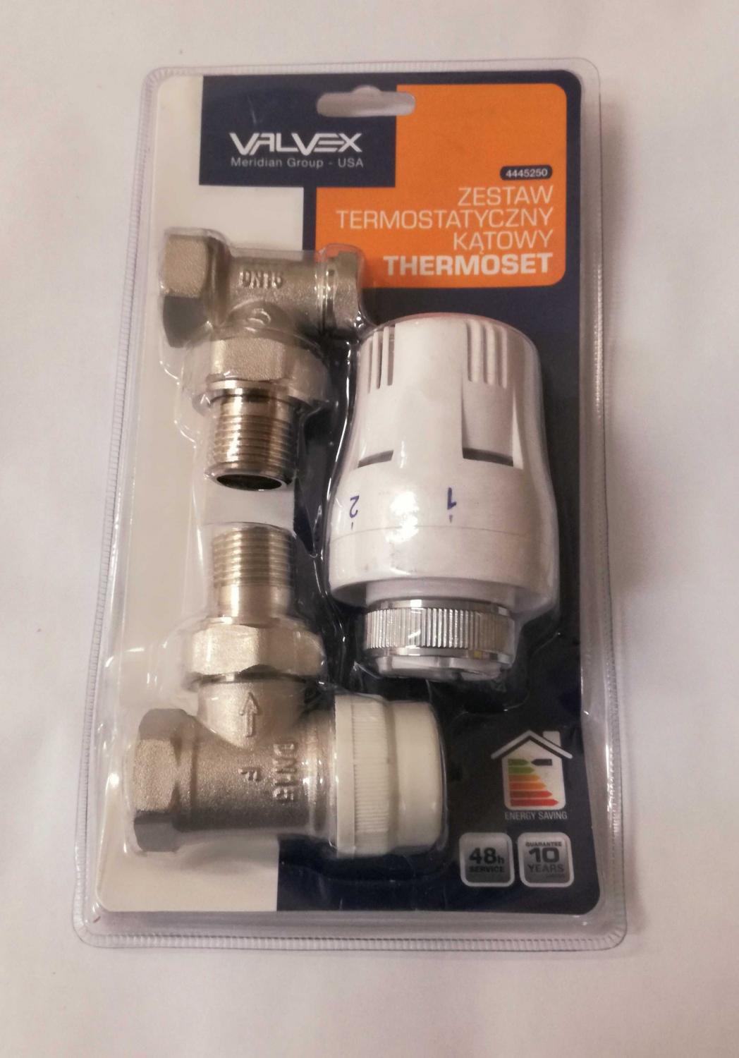 Zestaw termostatyczny THERMO SET kątowy