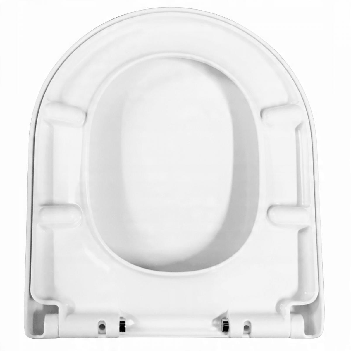 Deska WC GAP ROUND Wolnoopadająca Supralit Biały ROCA[5]