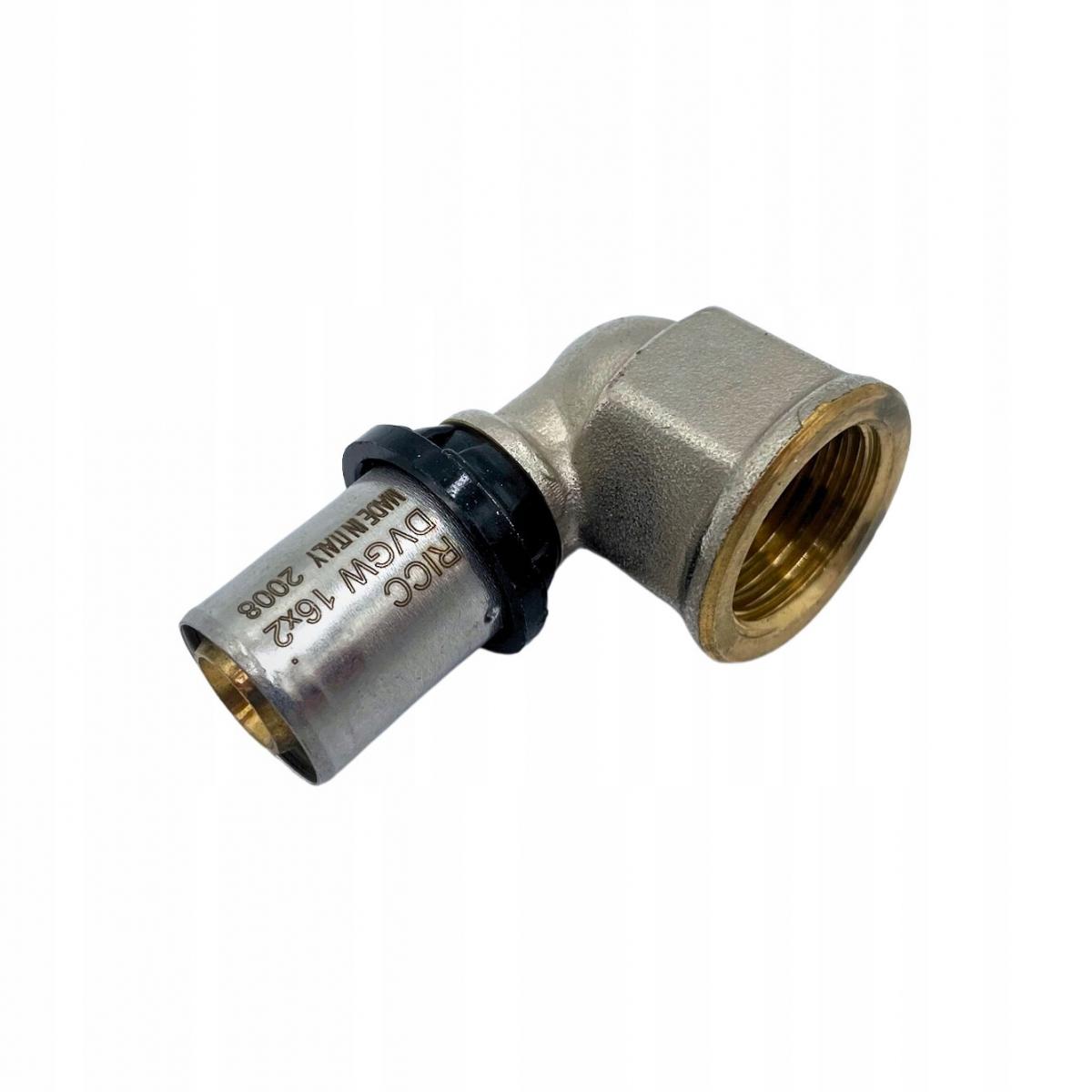 Kolano podłączeniowe PURMO CLEVERFIT z gwintem wewnetrznym 16x1/2 GW