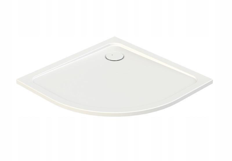 Brodzik akrylowy półokrągły SANPLAST Free Line BP/FREE 90x90x2,5+STB biały