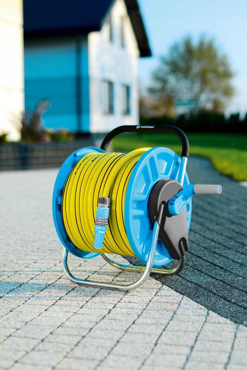 CELLFAST Stojak na wąż Aluplus 60mb 1/2