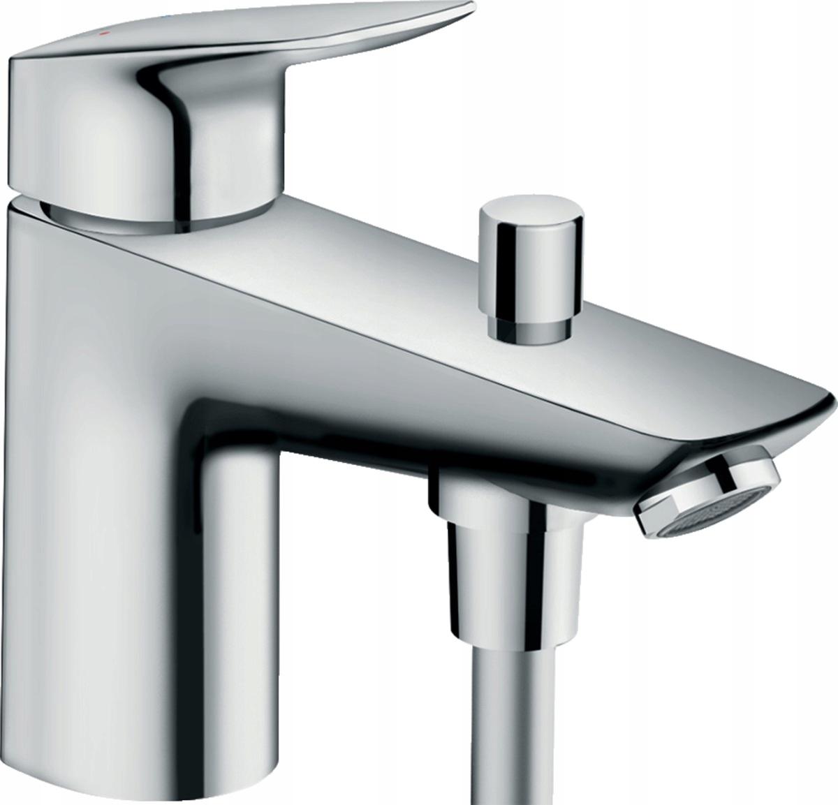 Bateria wannowo-prysznicowa jednouchwytowa nawannowa Hansgrohe Logis