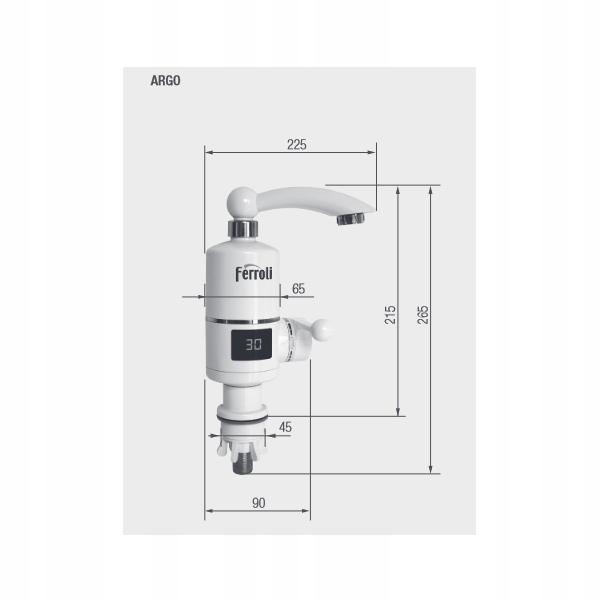 Elektryczna bateria Ferroli ARGO 3kW 48h