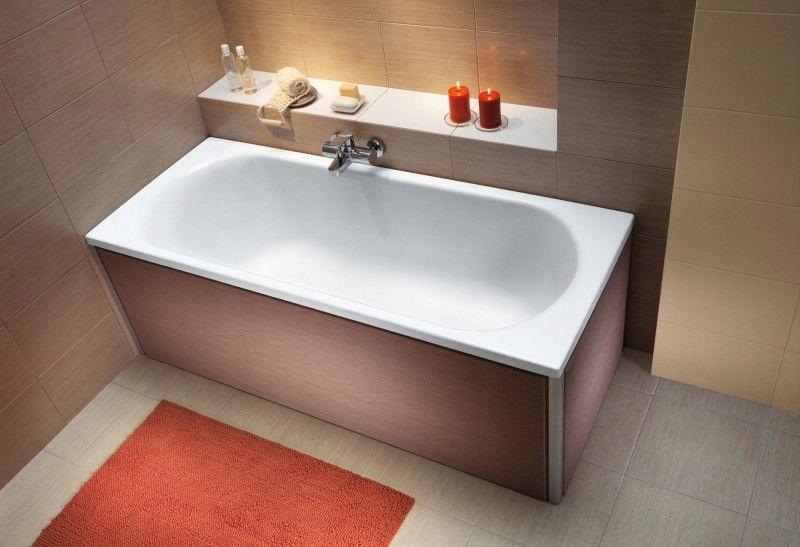 KOŁO Wanna akrylowa prostokątna GEBERIT Opal Plus 1500 700 mm biała