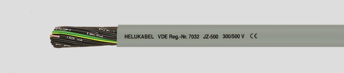 HELUKABEL Przewód sterowniczy JZ-500 25G1,5 500V żyły czarne, numerowane