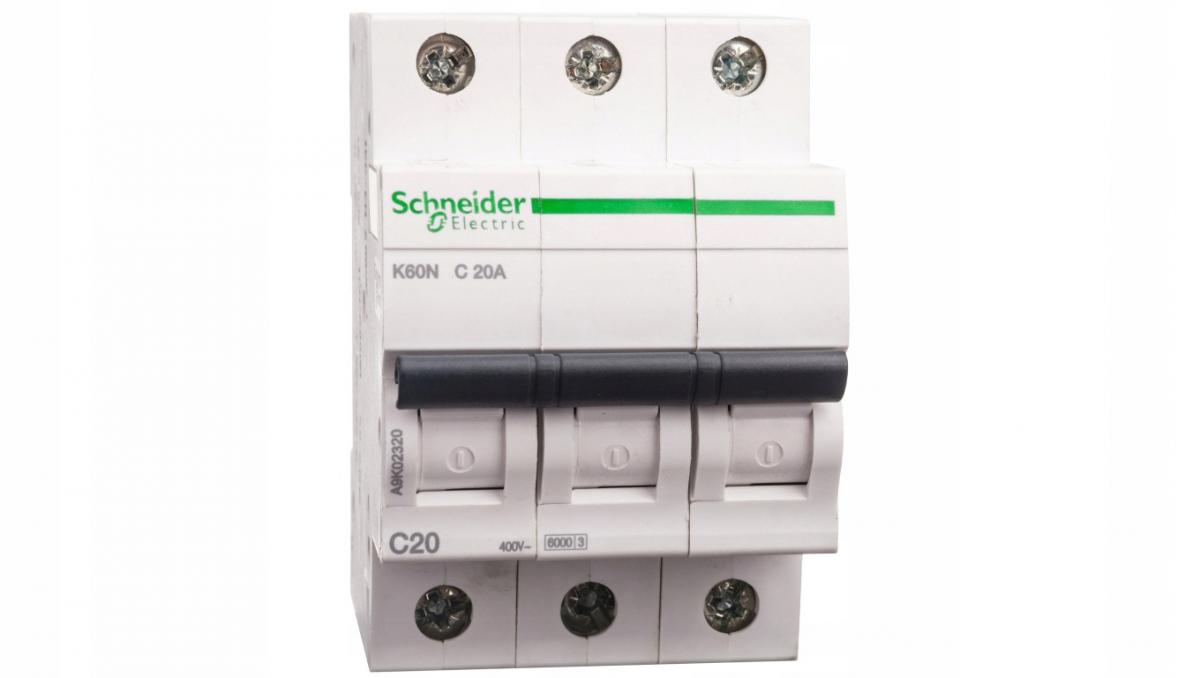 SCHNEIDER ELECTRIC Wyłącznik nadprądowy K60N-C20-3 C 20A 3-biegunowy