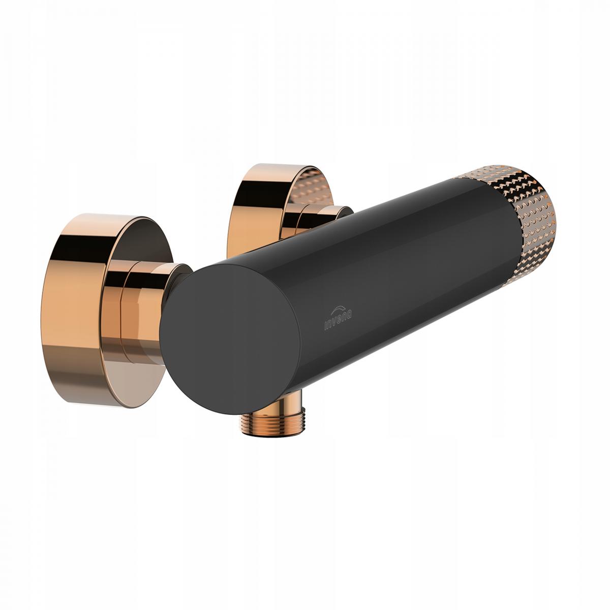 INVENA BATERIA NATRYSKOWA MOONLIGHT INVENA TREND CZARNA / ROSE GOLD