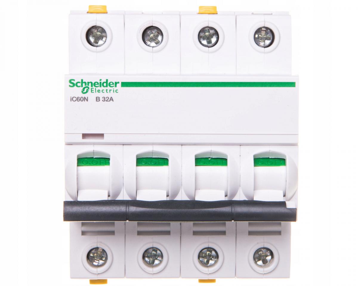 SCHNEIDER ELECTRIC Wyłącznik nadprądowy iC60N-B32-4 B 32A 4-biegunowy