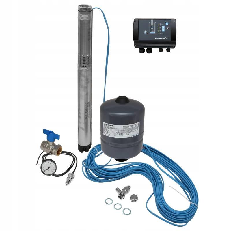 GRUNDFOS Pakiet hydroforowy SQE 3-105 1.85 kW Q=3 m3/h H=113 m 240 V