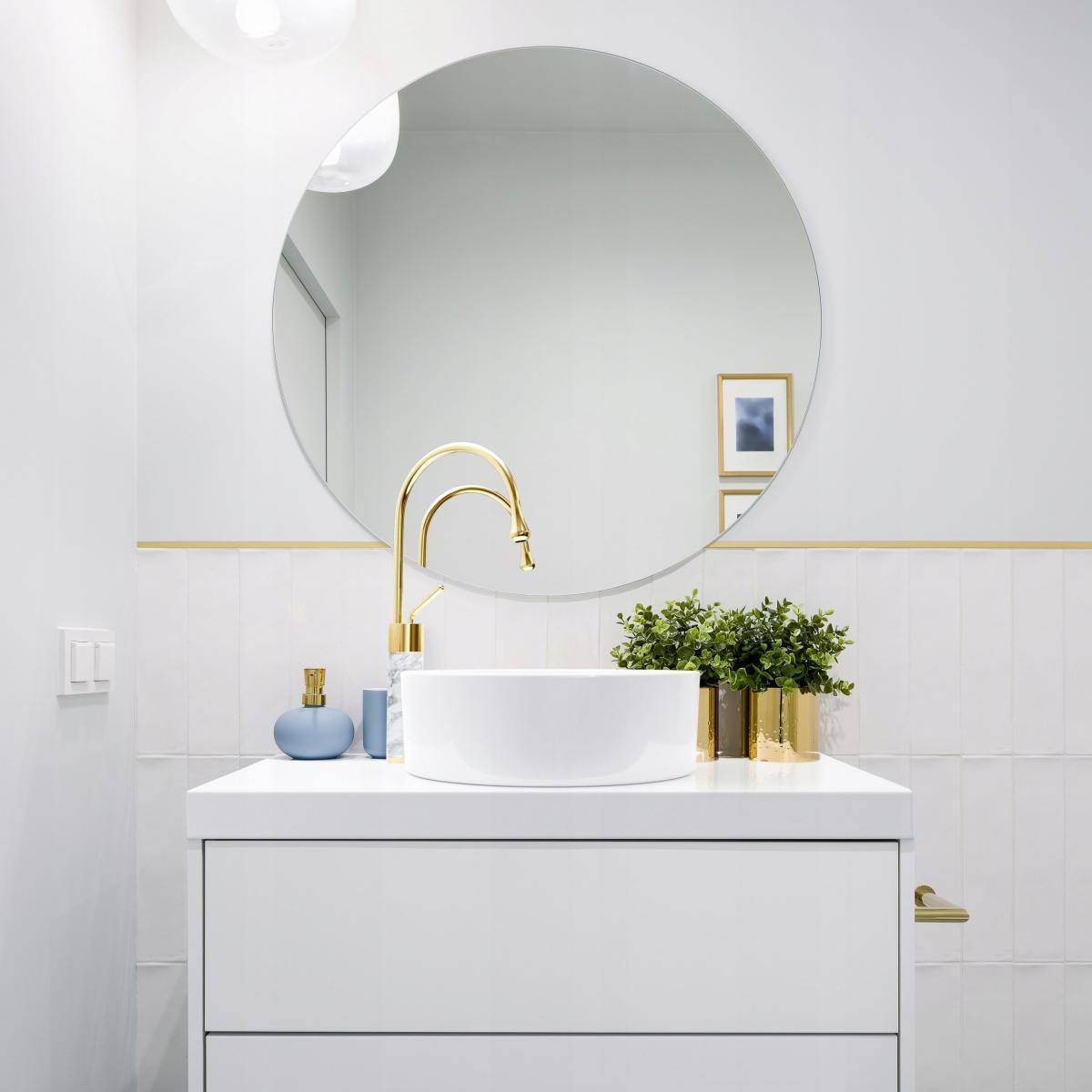 INVENA UMYWALKA NABLATOWA KOS INVENA TREND 42 CM, OKRĄGŁA