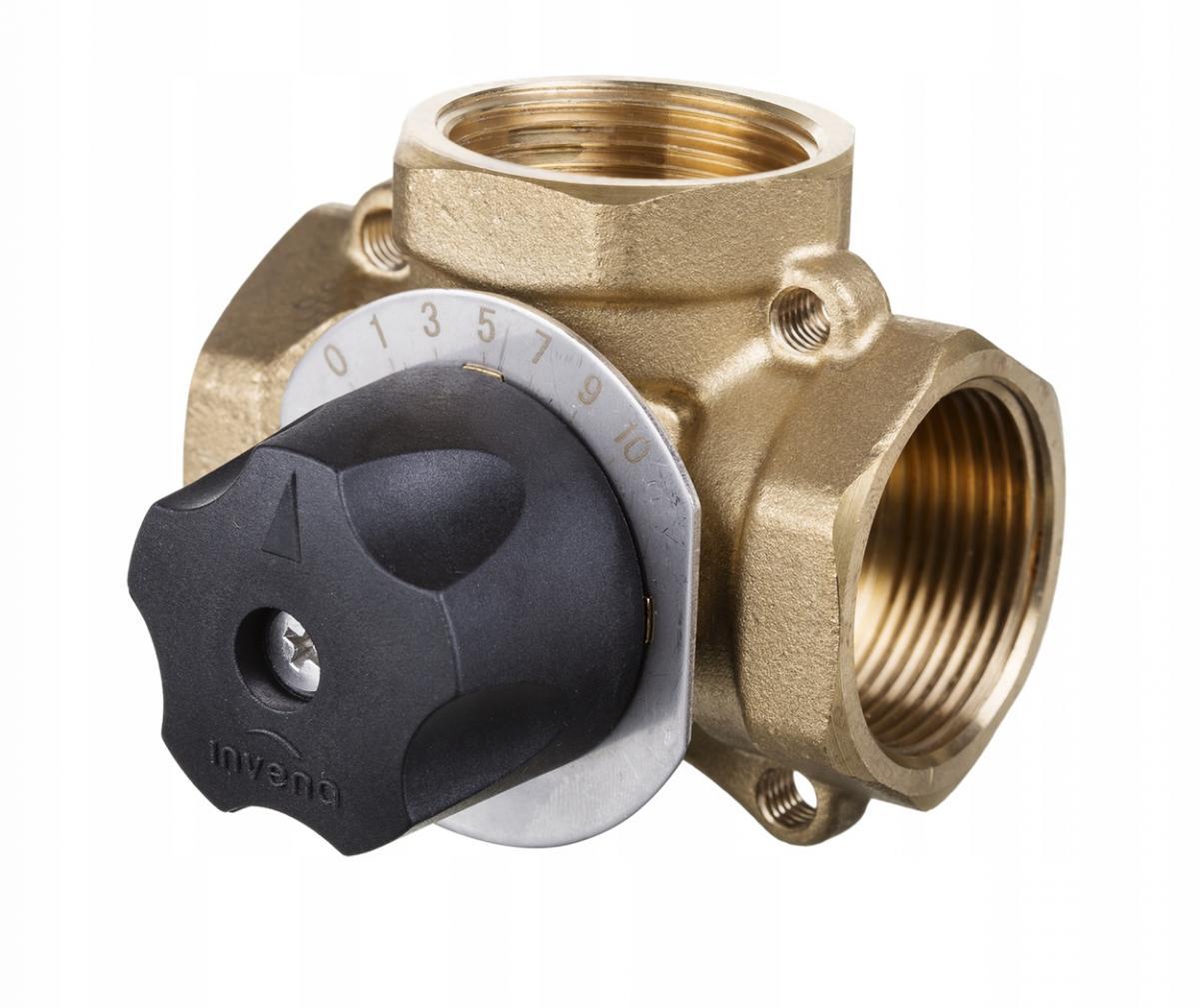 Zawór mieszający INVENA TRÓJDROGOWY 3 x 5/4” PROV 48h