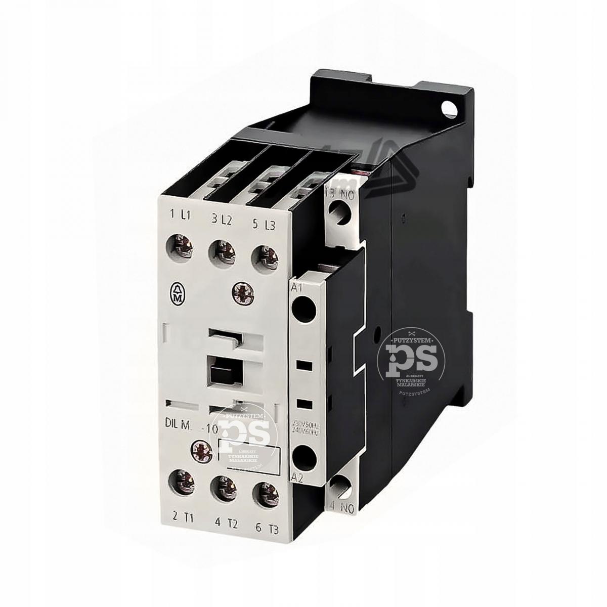EATON Stycznik mocy I=17A [AC-3] 1Z 0R DILM17-10(42V50HZ,48V60HZ)