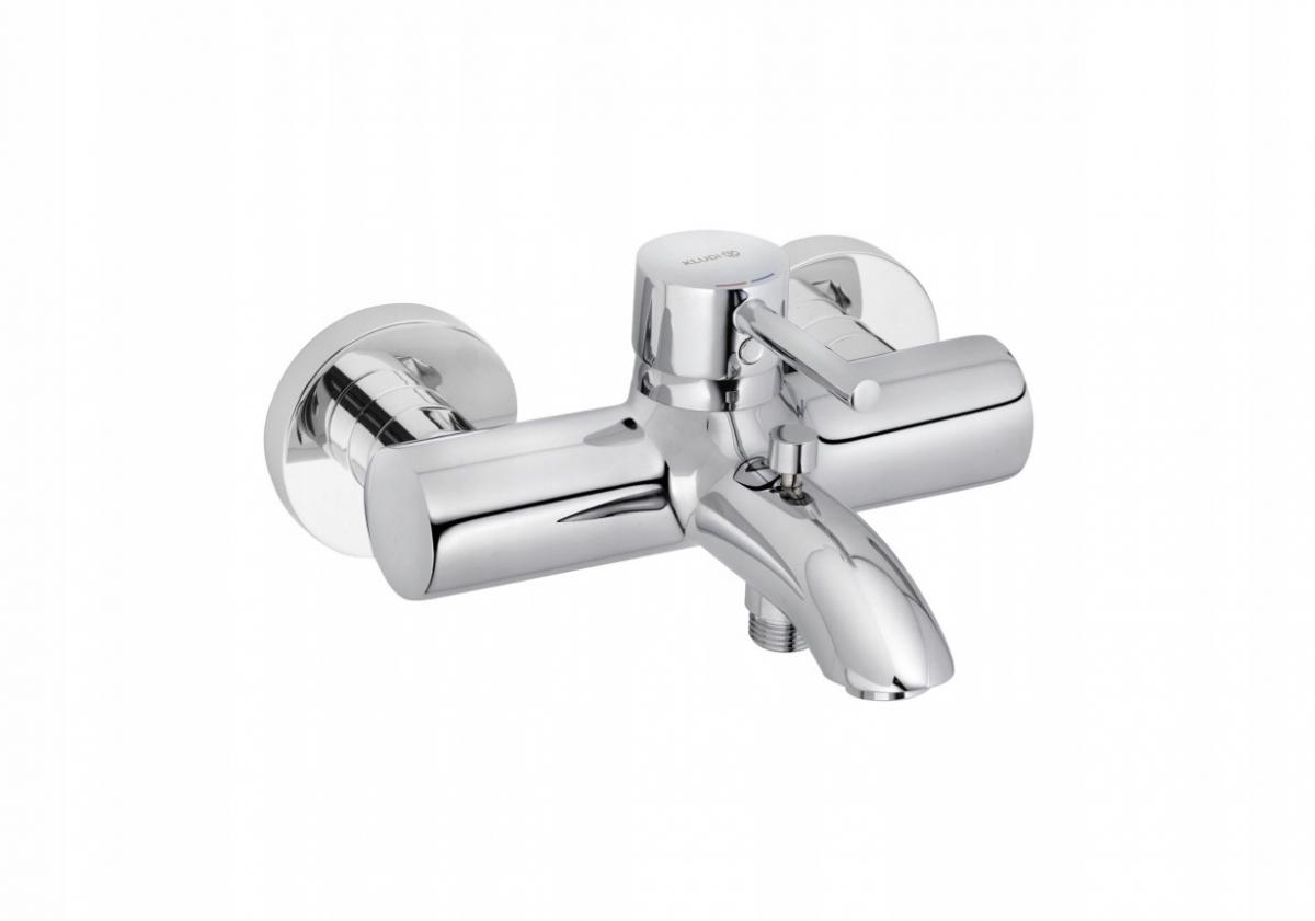 Bateria wannowo-natryskowa naścienna KLUDI BOZZ 1-uchwytowa 2-otw chrom