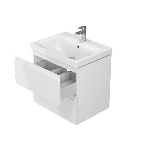 CERSANIT Zestaw 983 Moduo Slim 50 biały (szafka + umywalka)