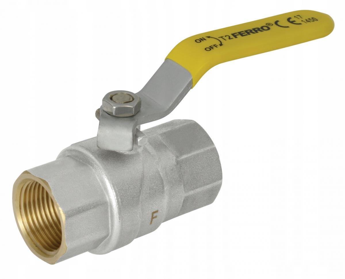 FERRO Zawór kulowy gazowy 1 1/2 GW-GW typ G61