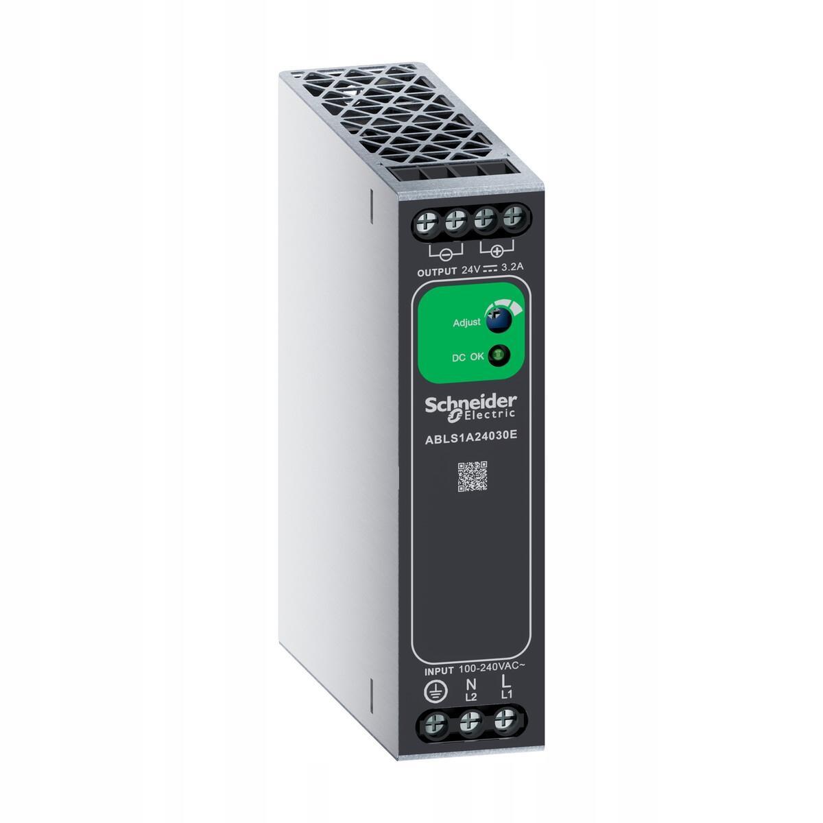 Zasilacz jednofazowy 100…240 V AC, wyjście 24 V DC, 75 W, Din-rail, IP20