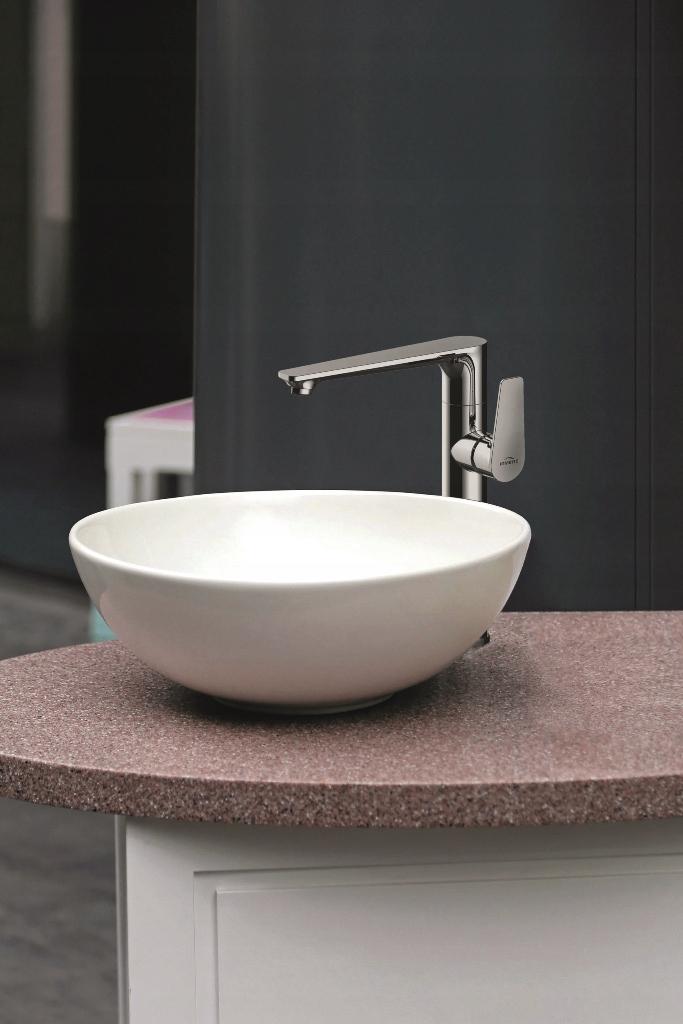 INVENA UMYWALKA NABLATOWA TINOS 39,5 CM, BIAŁY