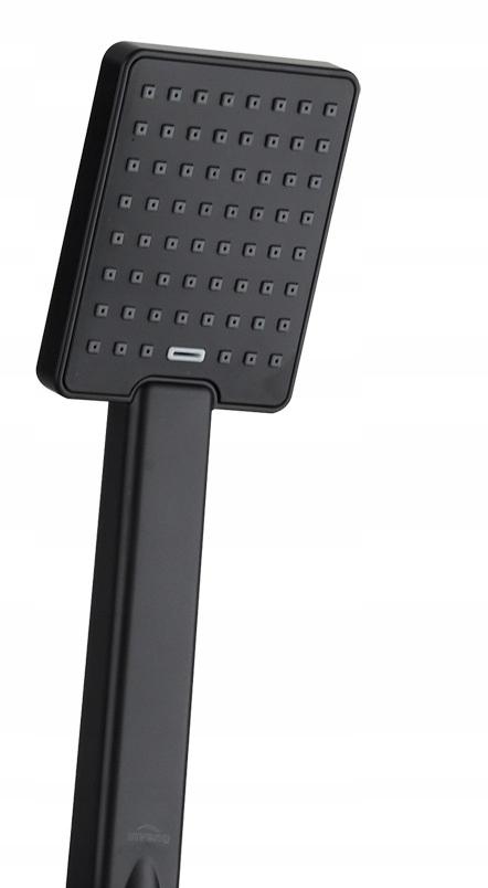 INVENA ZESTAW NATRYSKOWY NA DRĄŻKU PATRAS BLACK 1F