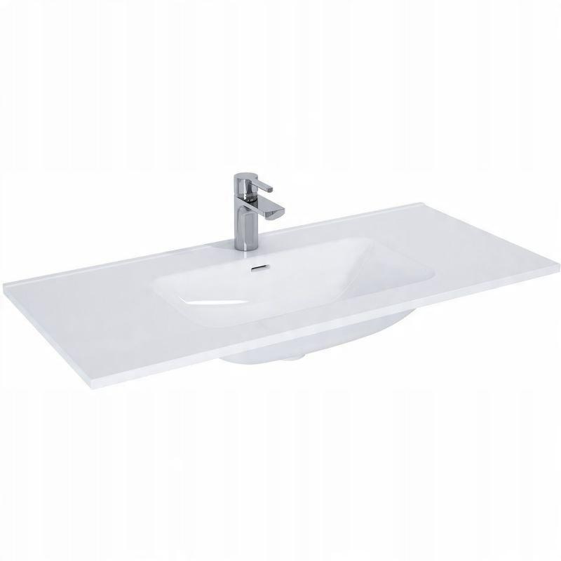 Umywalka SKAPPA 100 (101x46cm) Ceramiczna z otw. Biała ELITA