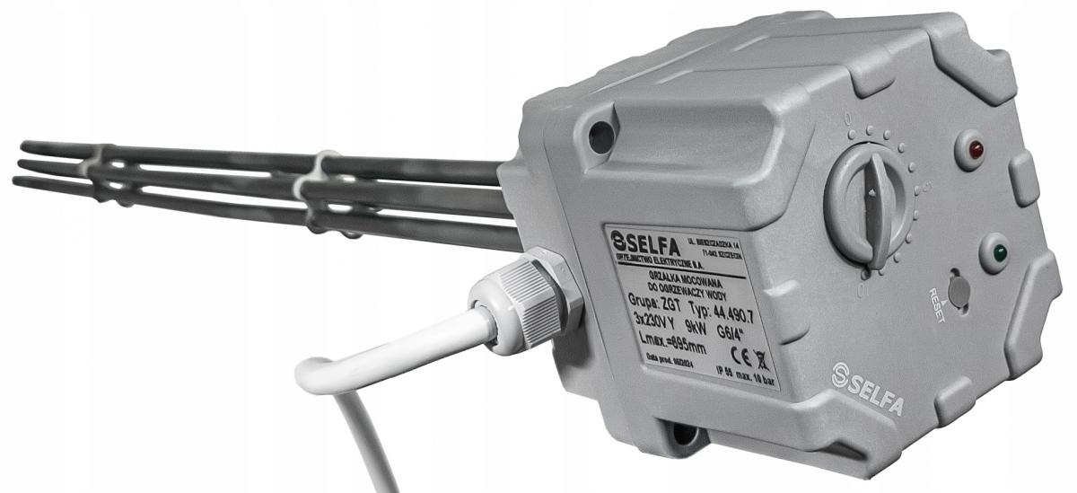 GALMET Komplet elektryczny z grzałką 9kW 230/400V - K6/4