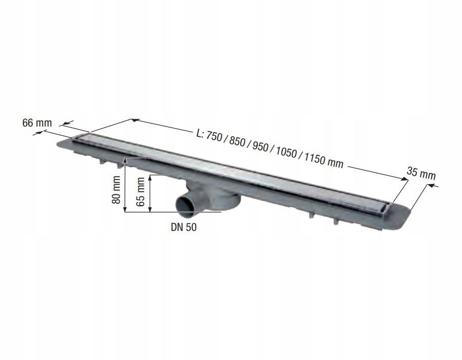 KESSEL ODPŁ.PRYSZ.LIN.COMP.L750MM SIT.SYF.MULT