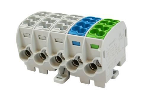 SCB 25-5X Blok rozdzielczy - odgałęźny Al/Cu 80150 SIMBLOCK sza/nie/zie