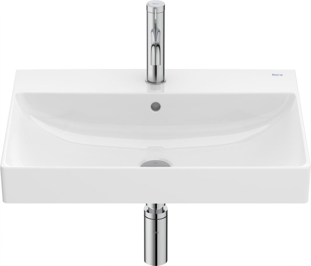 Umywalka ścienna ONA 60x46cm, z/otw., z/przel. Biały ROCA