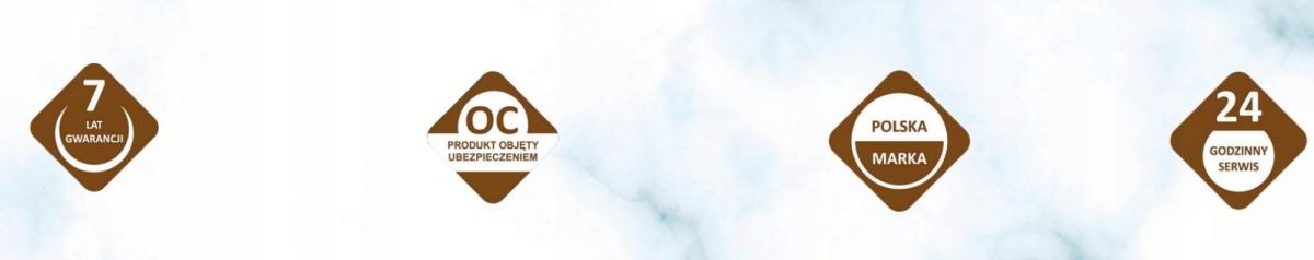 INVENA BATERIA WANNOWA VERSO Z DŁUGĄ WYLEWKĄ I ZESTAWEM NATRYSKOWYM