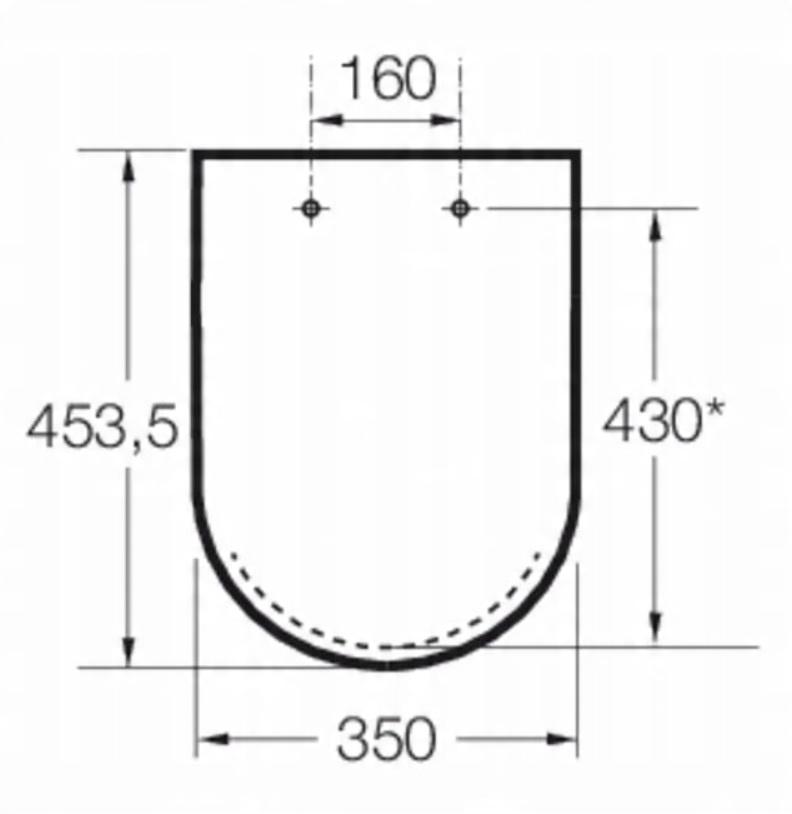 Deska WC GAP Ultra Slim Wolnoopadajaca Biały ROCA[5]