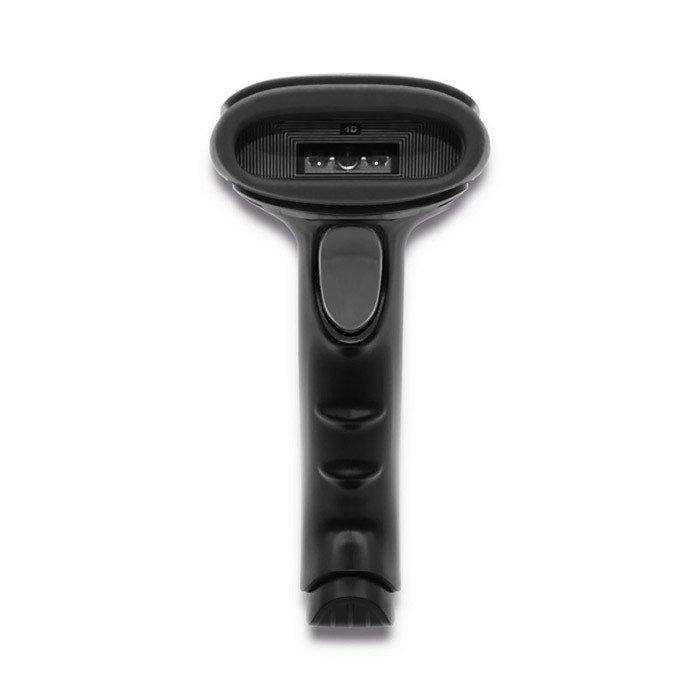 QOLTEC Laserowy czytnik kodów kreskowych 1D, CCD, USB, Czarny, 50866