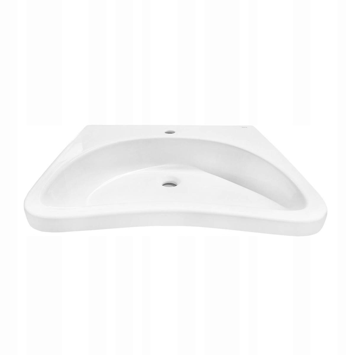 Umywalka ROCA DOSTĘPNA ŁAZIENKA ścienna 1-otworowa 550 x 660 x 190 mm biała