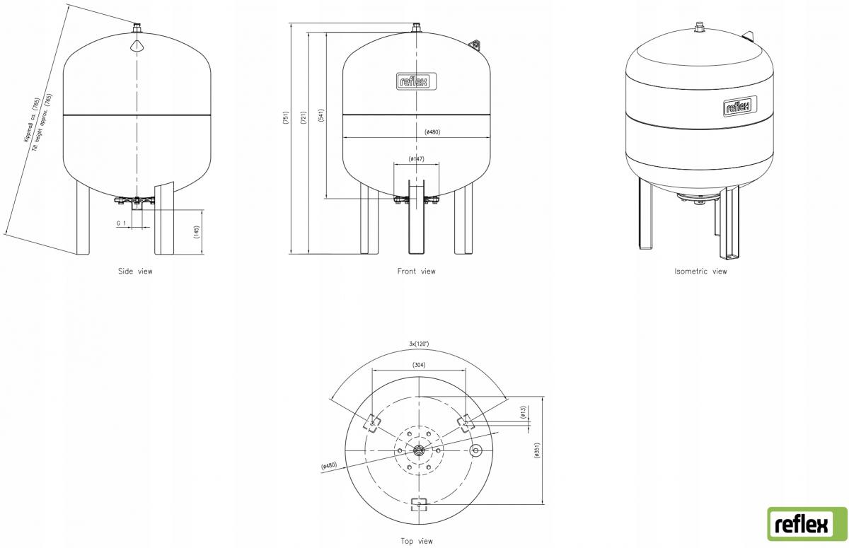 NACZYNIE REFIX DE-80