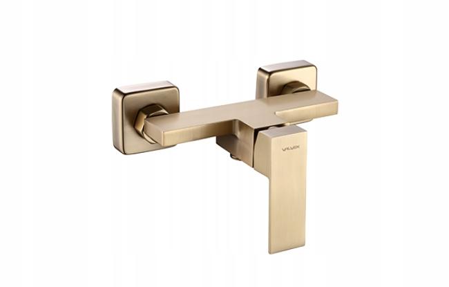 VALVEX Bateria natryskowa ARS BRUSHED GOLD bez akcesoriów