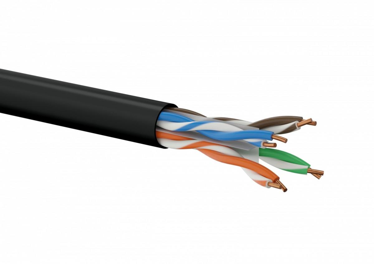 A-LAN Kabel U/FTP kat.6A ZEWNĘTRZNY, 4x2x23AWG 500m (10Gb/s), SUCHY ALANTEC