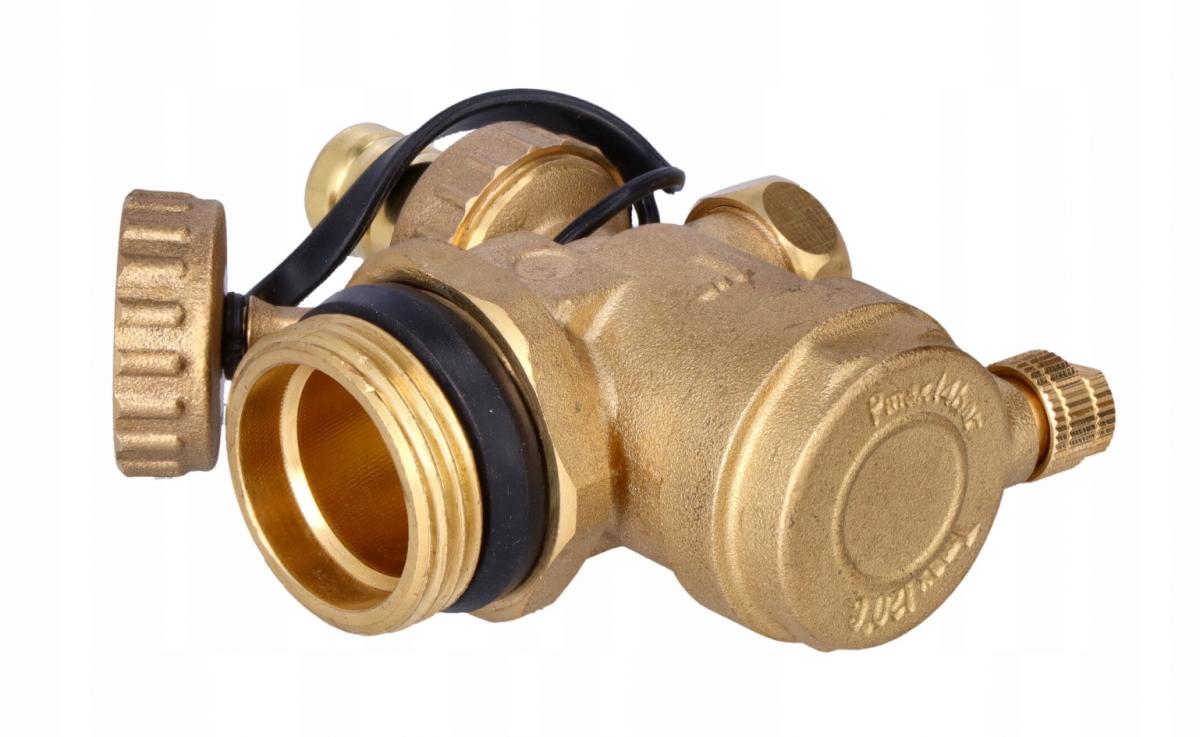 Trójnik z odpowietrznikiem KAN-THERM wraz z zaworem spustowym - G1 48h
