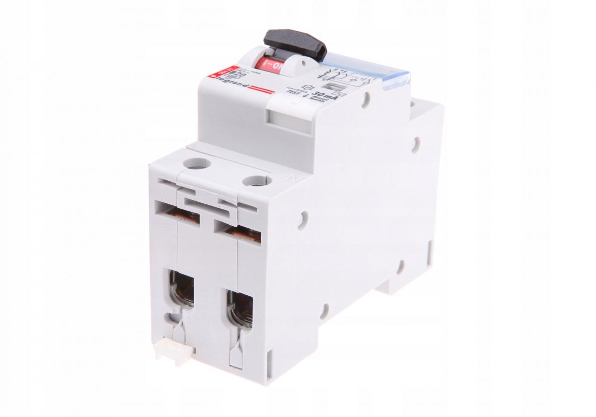 LEGRAND Wyłącznik różnicowo-nadprądowy P312 2P B 20A 30MA TYP AC DX3