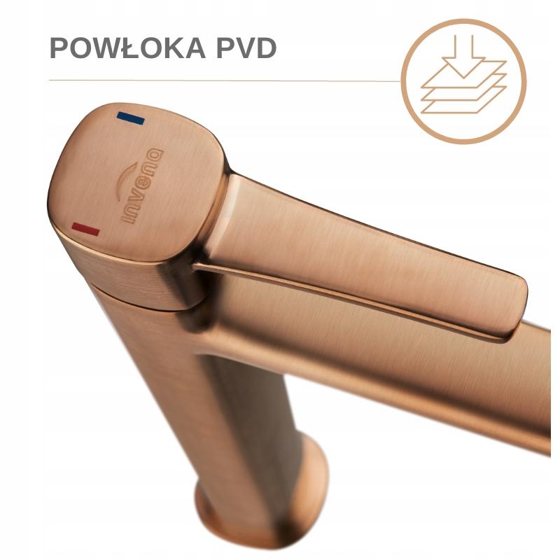 INVENA BATERIA UMYWALKOWA WYSOKA GLAMOUR INVENA TREND MIEDŹ